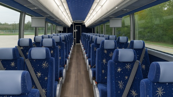 50 Passenger Charter Bus Interior